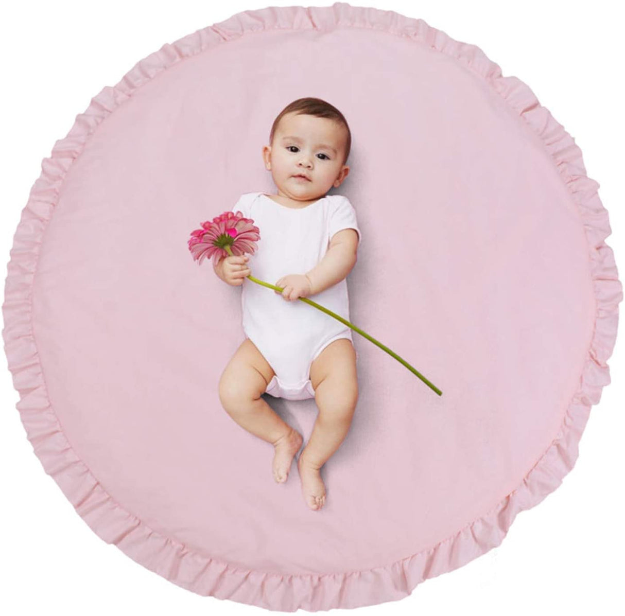 Abreeze Baby Cotton Play Mat Soft Crawling Mat Pink Desmontable Lavable Juego Manta Floor Playmats Niños Infantil - DIGVICE MX