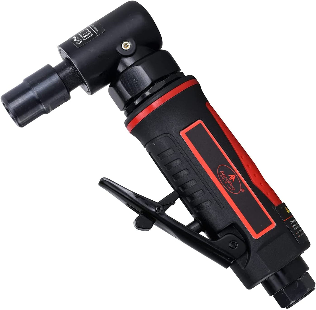 AEROPRO TOOLS Amoladora de ángulo de aire con empuñadura de pistola en ángulo de 1/4 pulgadas AP17315 con 1/4 de recogida, 20000 RPM - DIGVICE MX