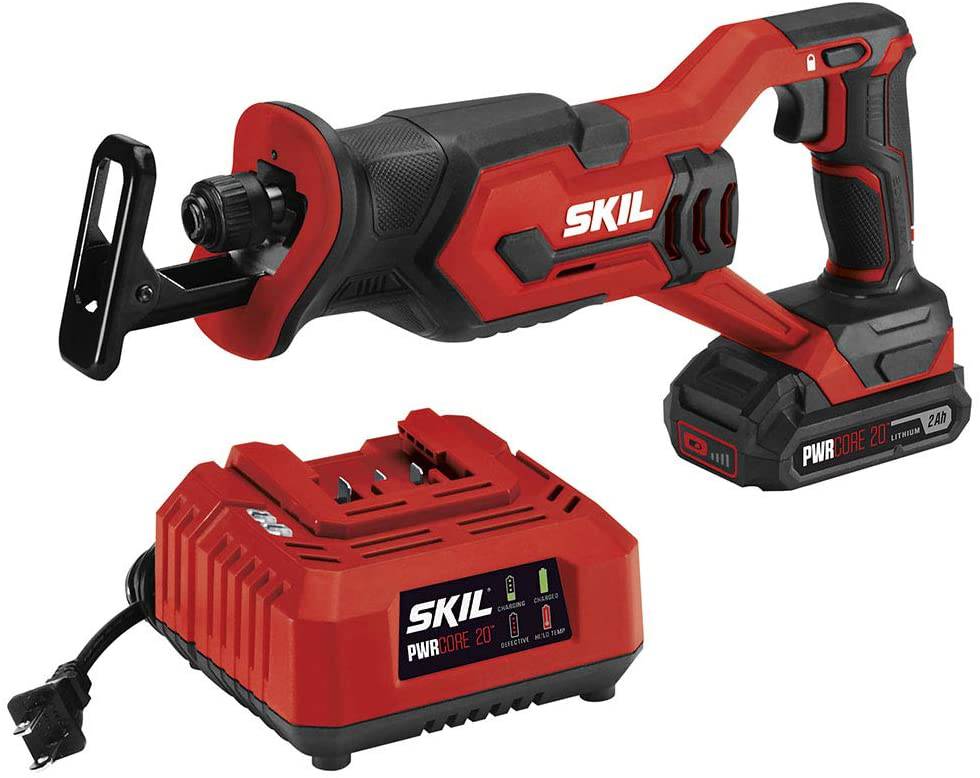 Sierra alternativa compacta SKIL de 20 V, incluye cargador y batería de litio PWR CORE 20 de 2,0 Ah - RS582902 - DIGVICE MX