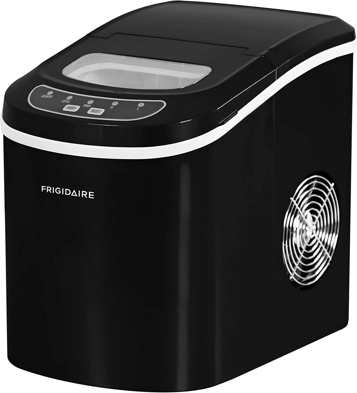 FRIGIDAIRE EFIC101-BLACK Fabricante compacto portátil, 26 lb por día, máquina para hacer hielo, negro - DIGVICE MX