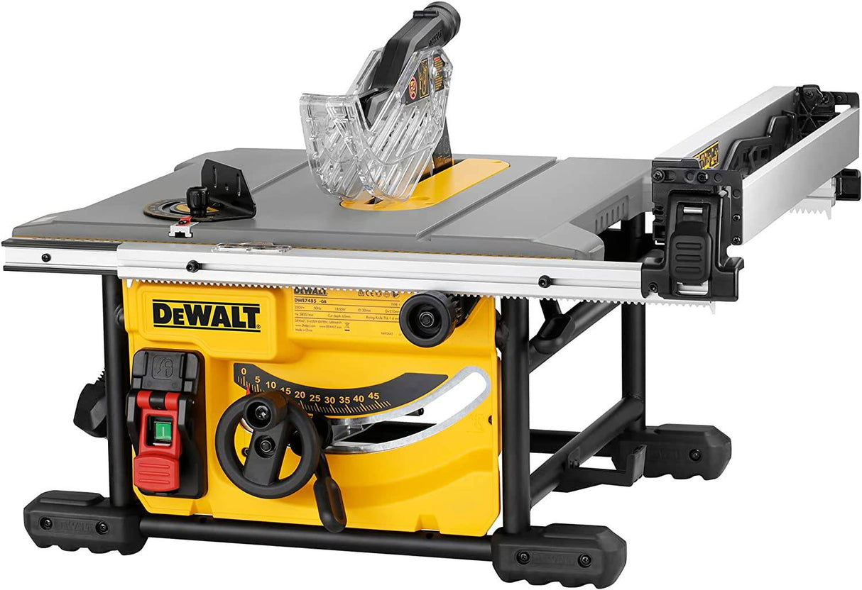 Sierra de mesa DEWALT para el lugar de trabajo, compacta, 8-1/4 pulgadas (DWE7485) - DIGVICE MX