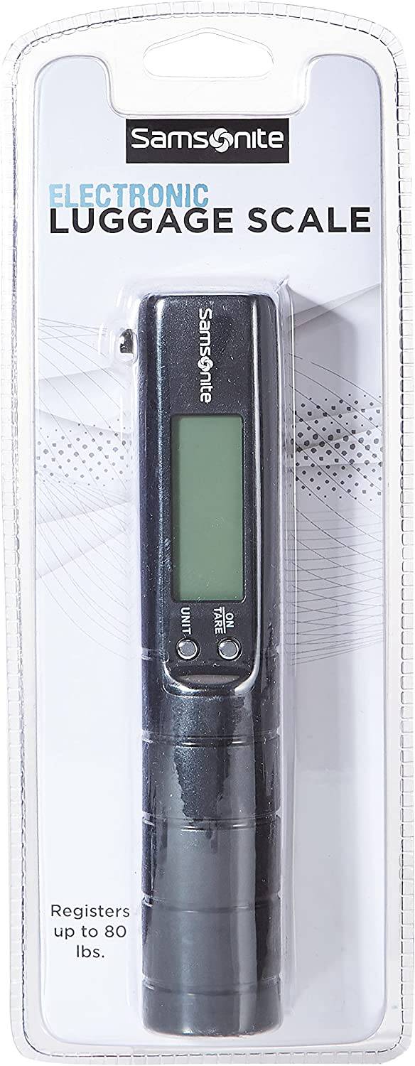 Samsonite - Báscula electrónica para equipaje, negra.