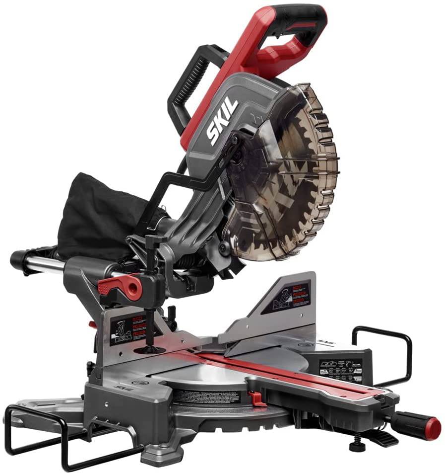 Sierra ingletadora deslizante de doble bisel Skil de 10" - MS6305-00 - DIGVICE MX