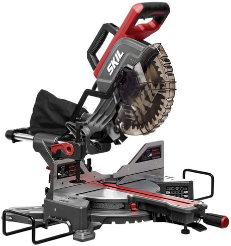 Sierra ingletadora deslizante de doble bisel Skil de 10" - MS6305-00 - DIGVICE MX