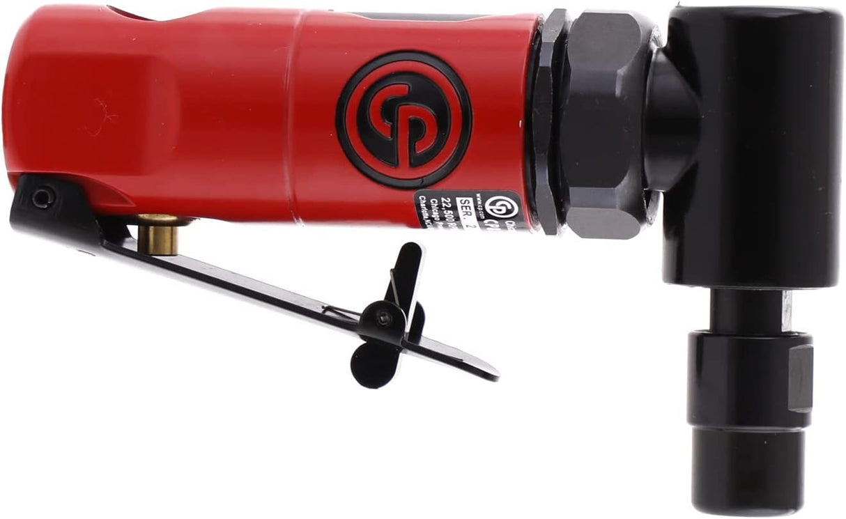 Chicago Pneumatic CP875-1/4 pulgadas (6 mm) Amoladora neumática de ángulo, 0.3 HP / 220 W - 22500 RPM - DIGVICE MX