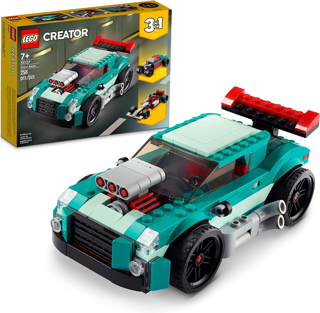 LEGO Creator 3in1 Street Racer 31127 (258 piezas)