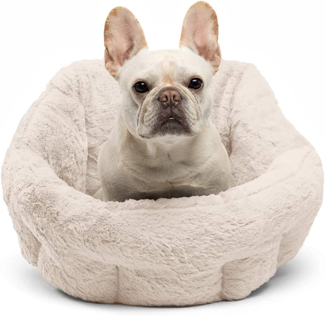 Best Friends by Sheri OrthoComfort Deep Dish Cuddler, cama para perros y gatos con alivio de articulaciones autocalentable, lavable a máquina, tamaño estándar - DIGVICE MX