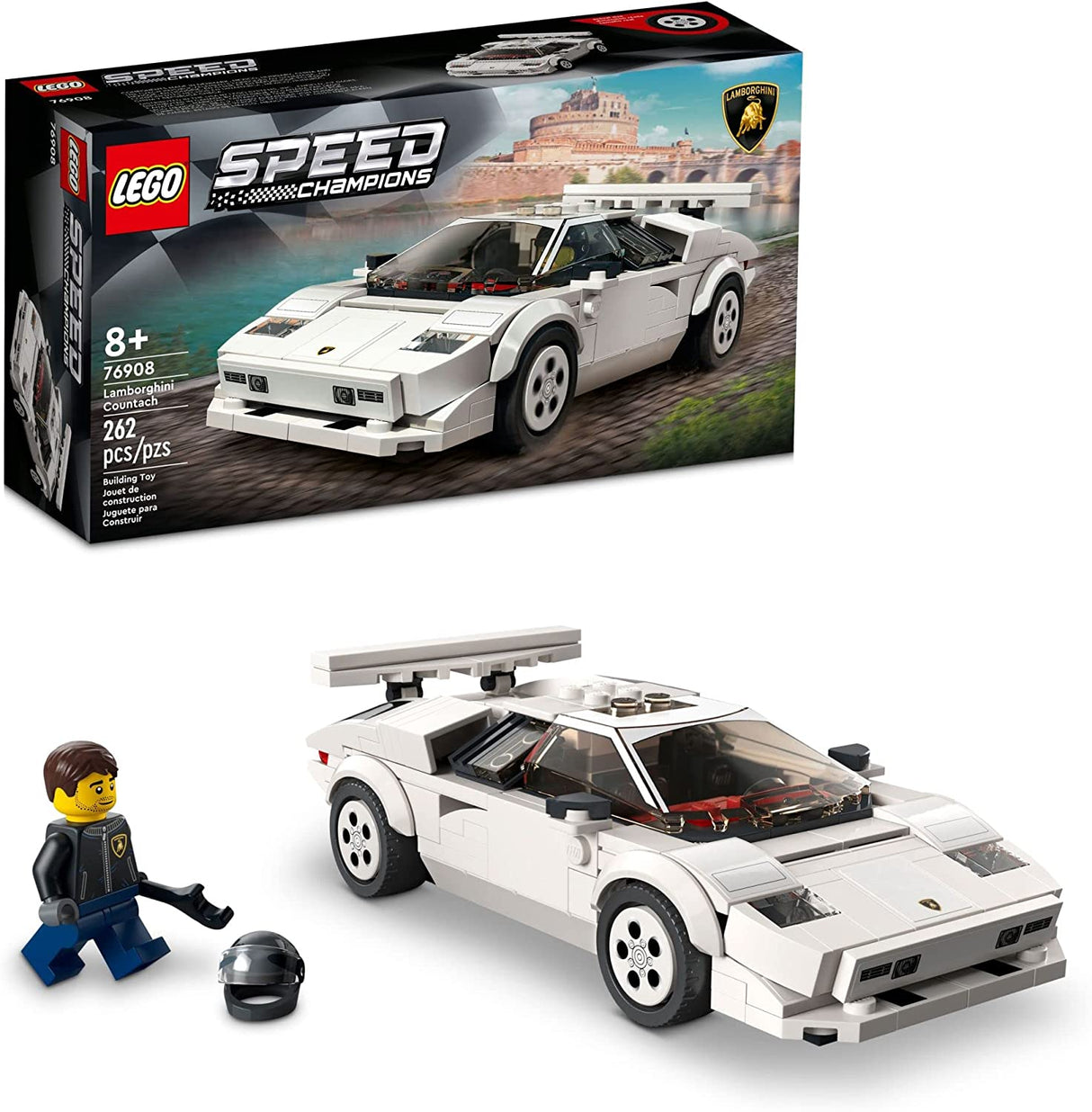 LEGO Speed Champions Lamborghini Countach 76908 (262 piezas)