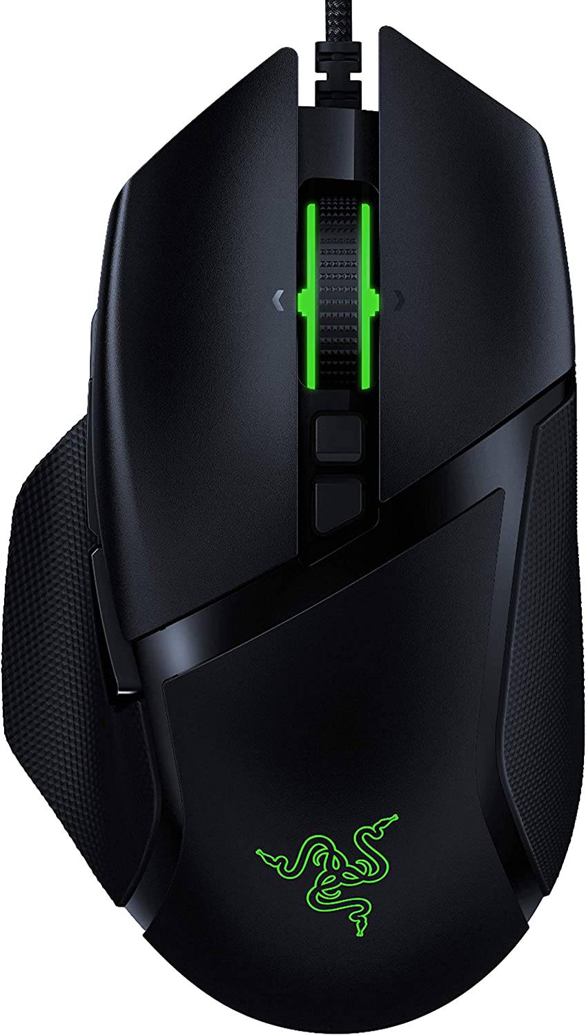 Razer Basilisk v2 - Ratón para juegos con cable: sensor óptico de 20 000 ppp, interruptor de mouse para juegos más rápido, iluminación Chroma RGB, 11 botones programables, negro clásico