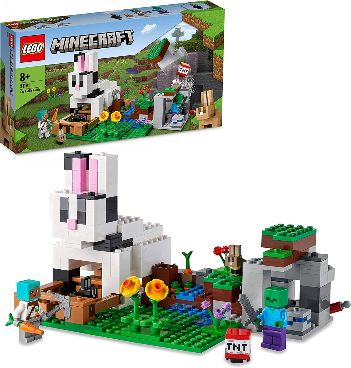 LEGO 21181 Minecraft The Rabbit Ranch House Farm