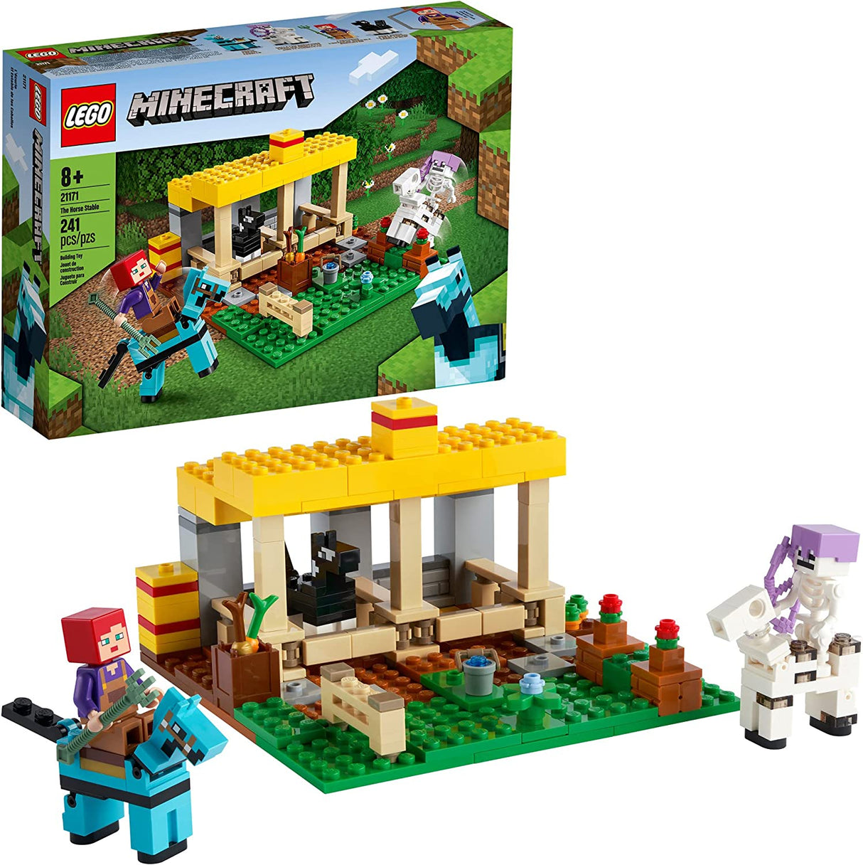 LEGO Minecraft The Horse Stable 21171 (241 piezas)