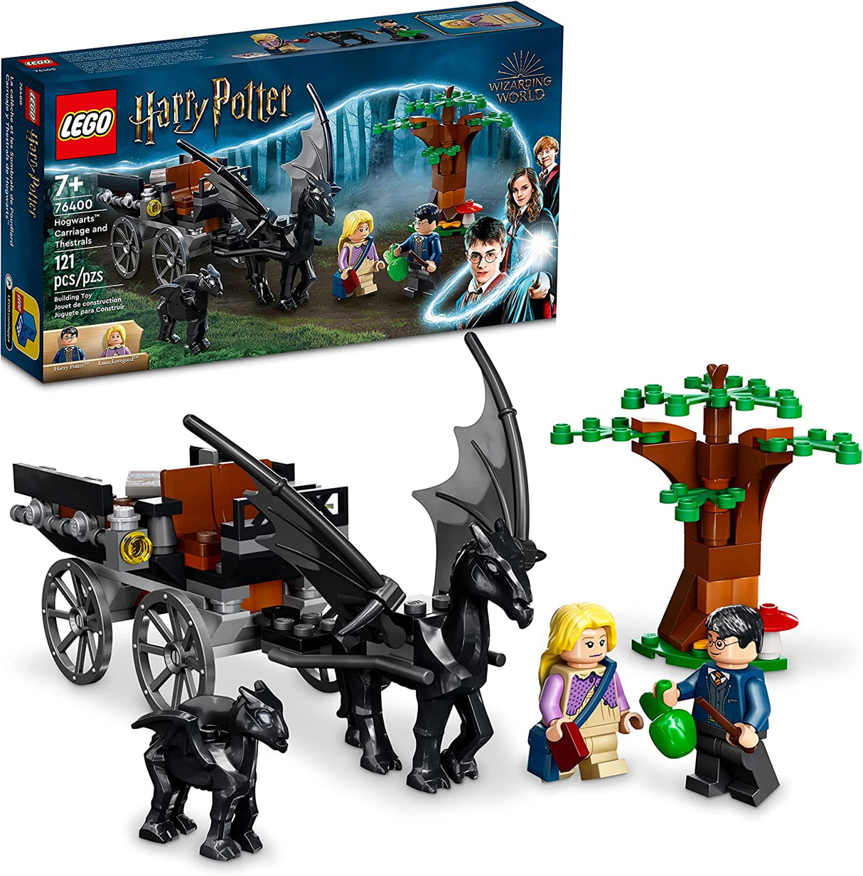 LEGO Harry Potter Hogwarts Carriage and Thestrals 76400 121 piezas