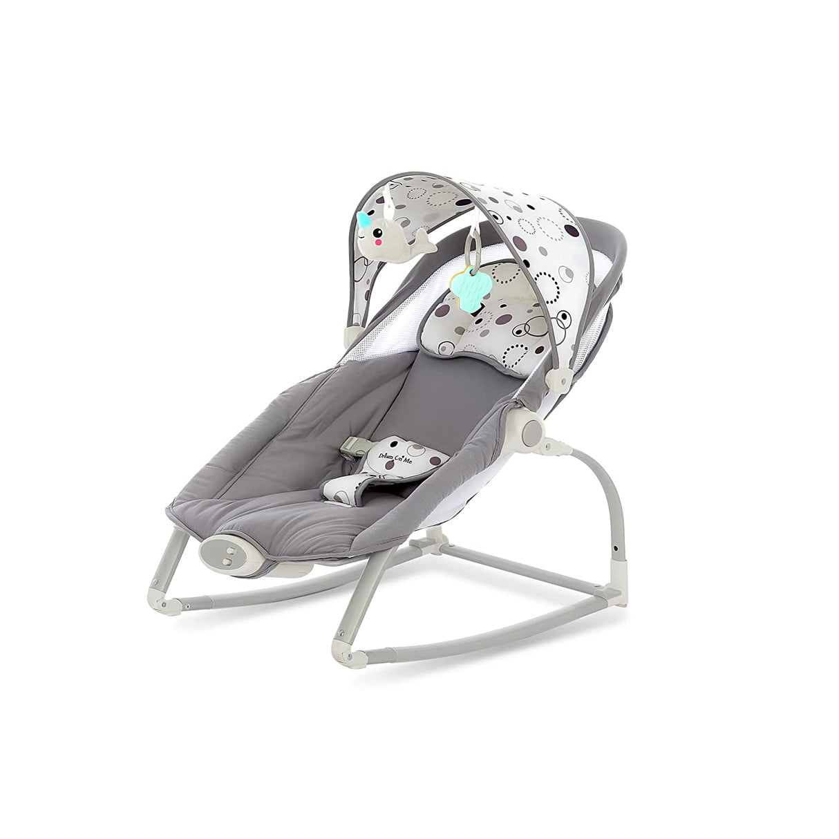 Dream On Me We Rock Infant Rocker II Perfect to Calm Baby, Comfy Time, Gray - DIGVICE MX