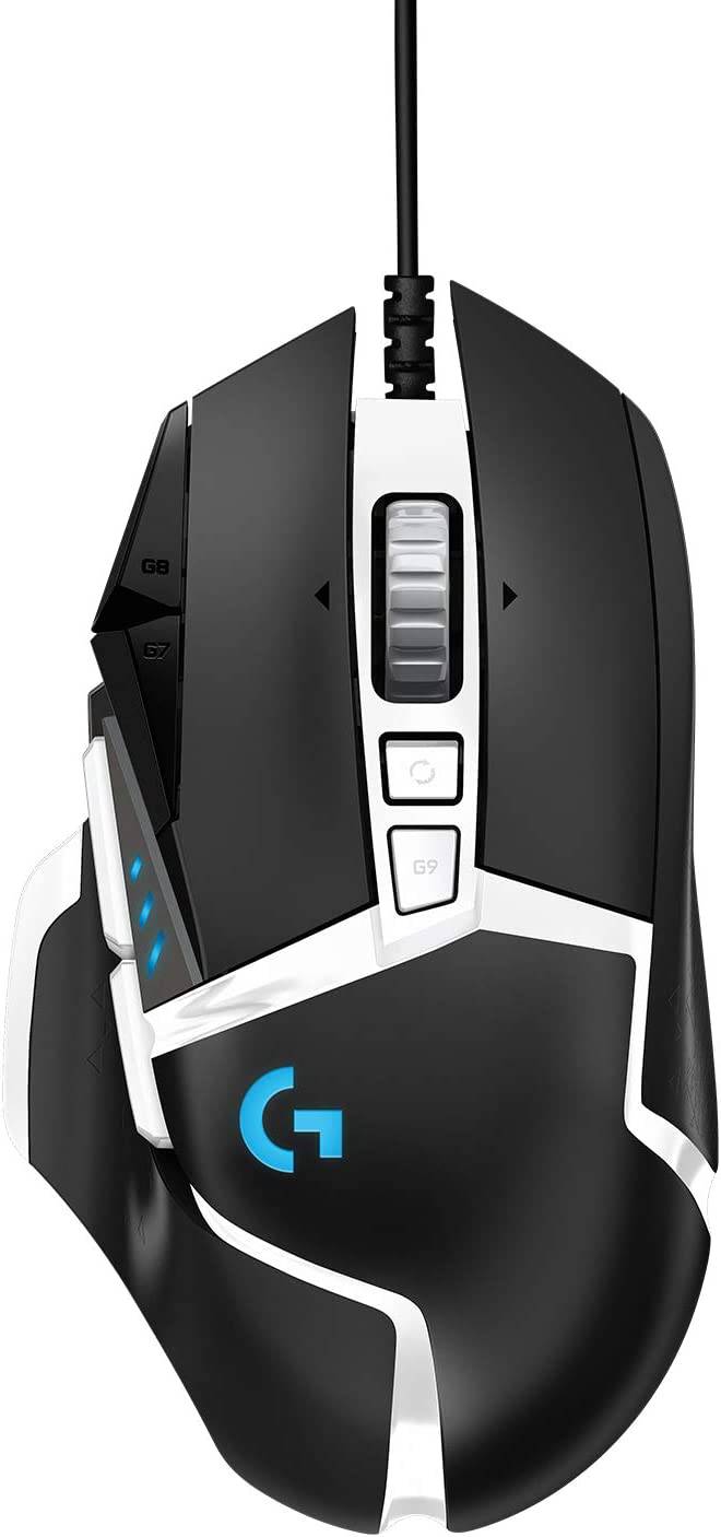 Logitech G502 SE Hero - Ratón para juegos RGB de alto rendimiento con 11 botones programables