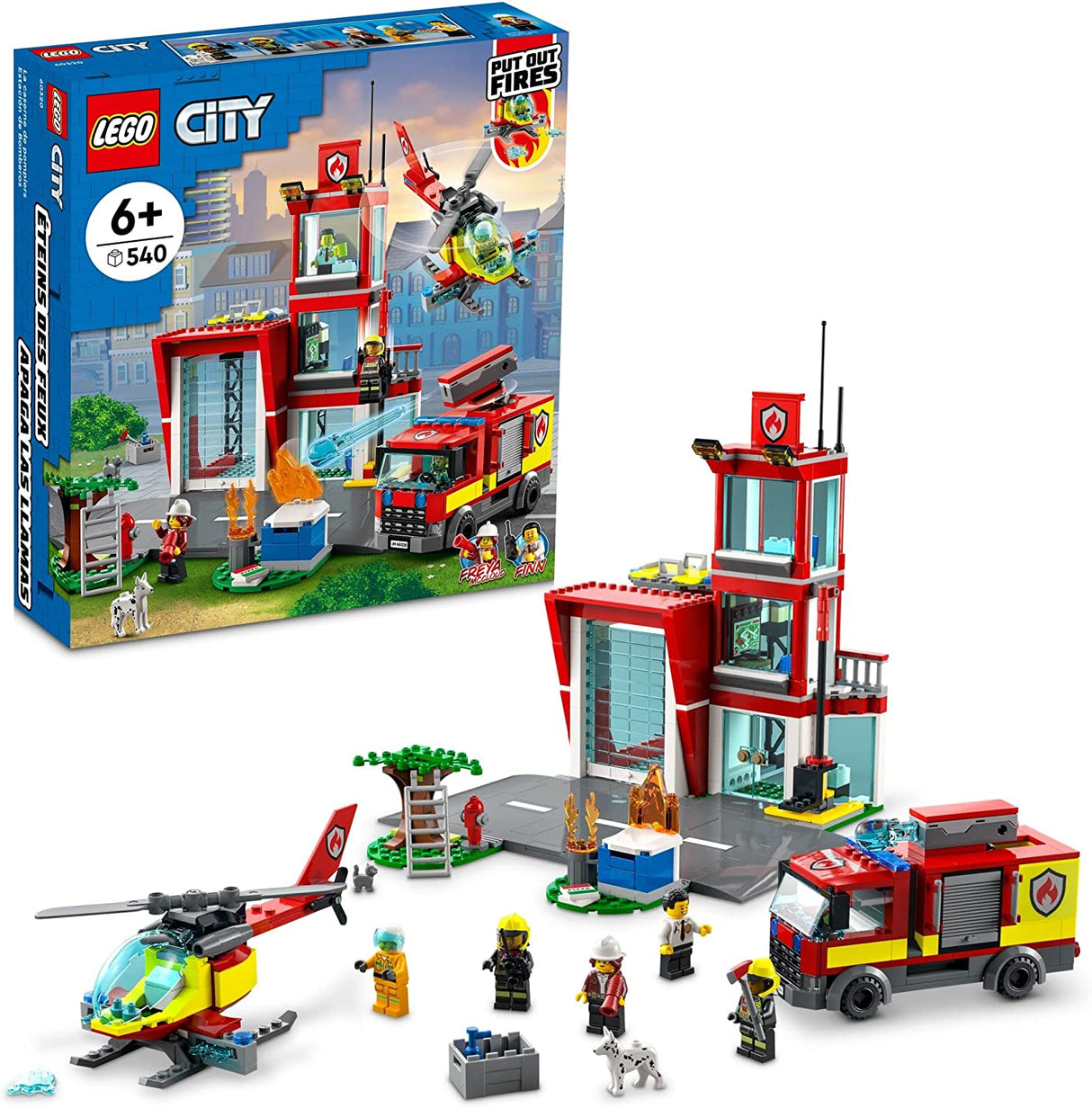 LEGO City Fire Station 60320 (540 piezas)