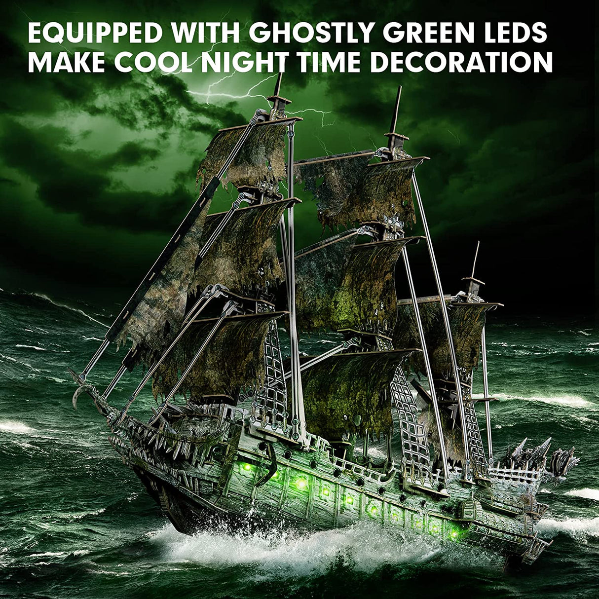 Cubicfun Rompecabezas 3d Barco Pirata Jigsaw Flying Dutchman