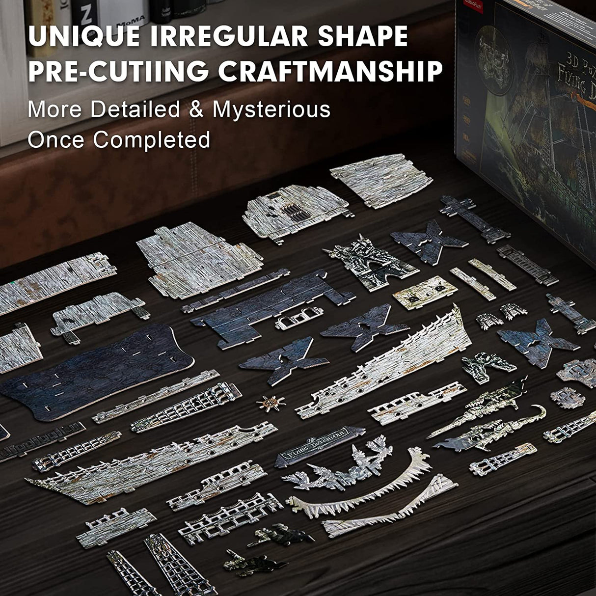 Cubicfun Rompecabezas 3d Barco Pirata Jigsaw Flying Dutchman