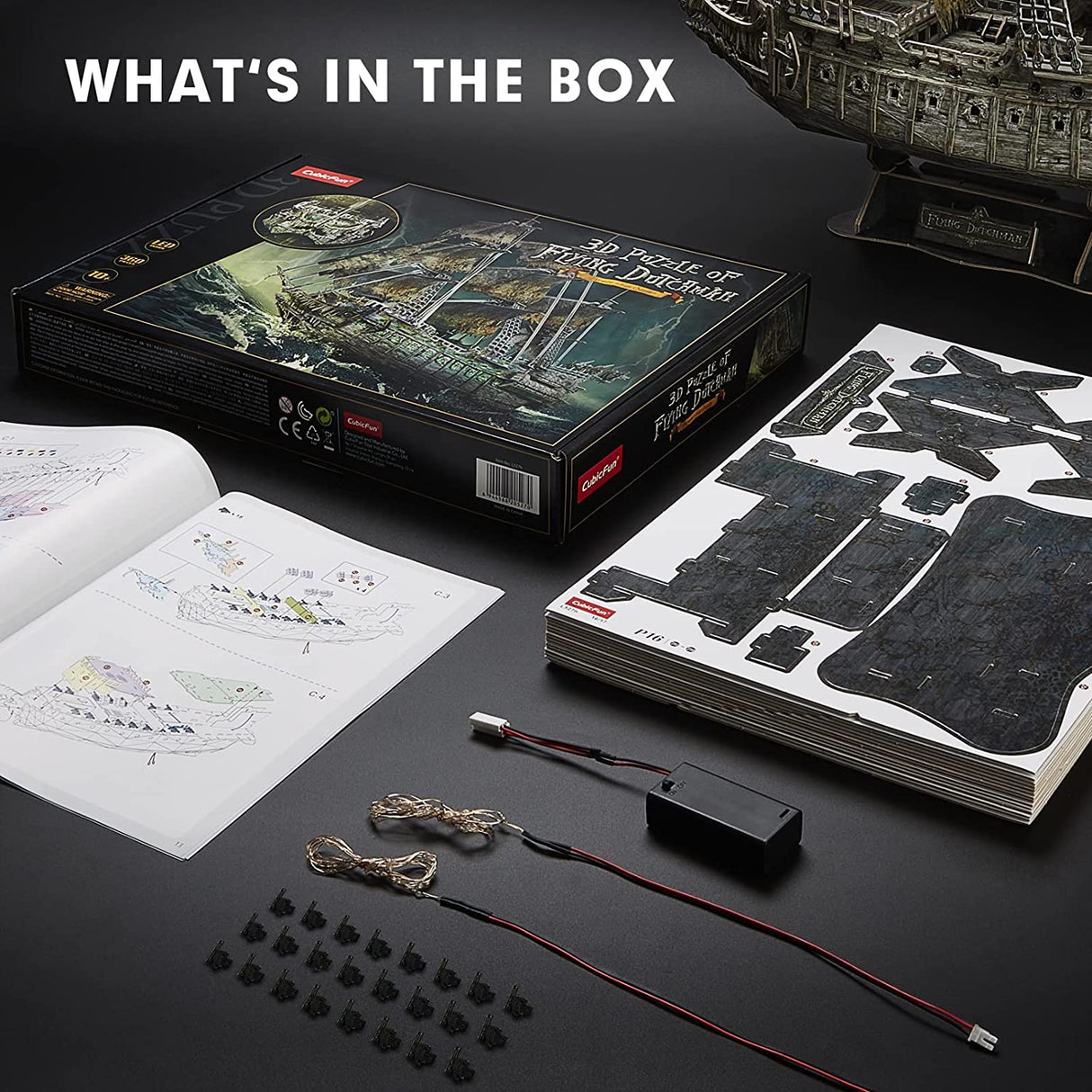 Cubicfun Rompecabezas 3d Barco Pirata Jigsaw Flying Dutchman