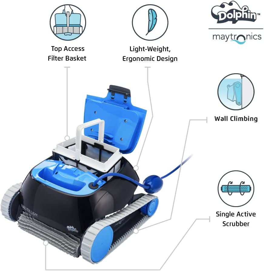 Robot Limpiafondos Automático Dolphin Nautilus CC 99996113-US