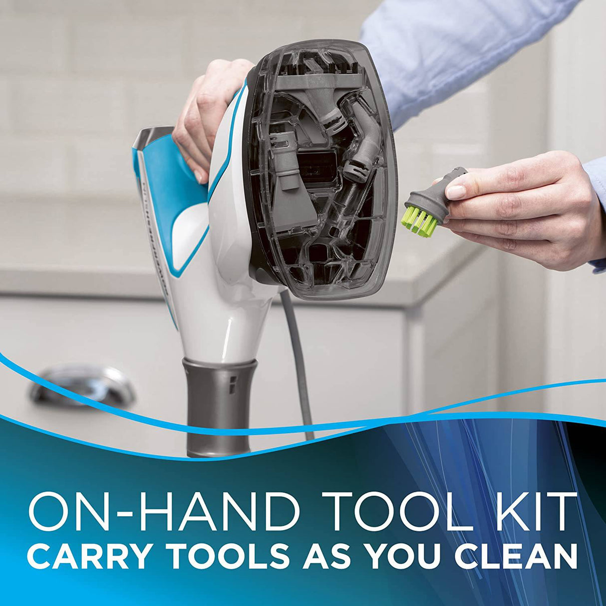 Trapeador de vapor delgado Powerfresh de BISSELL, 2075A