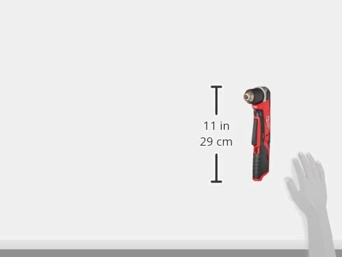 Milwaukee 2415-20 M12 Taladro de ángulo recto inalámbrico de iones de litio de 12 voltios, 3/4 pulgadas, herramienta básica, mediano - DIGVICE MX