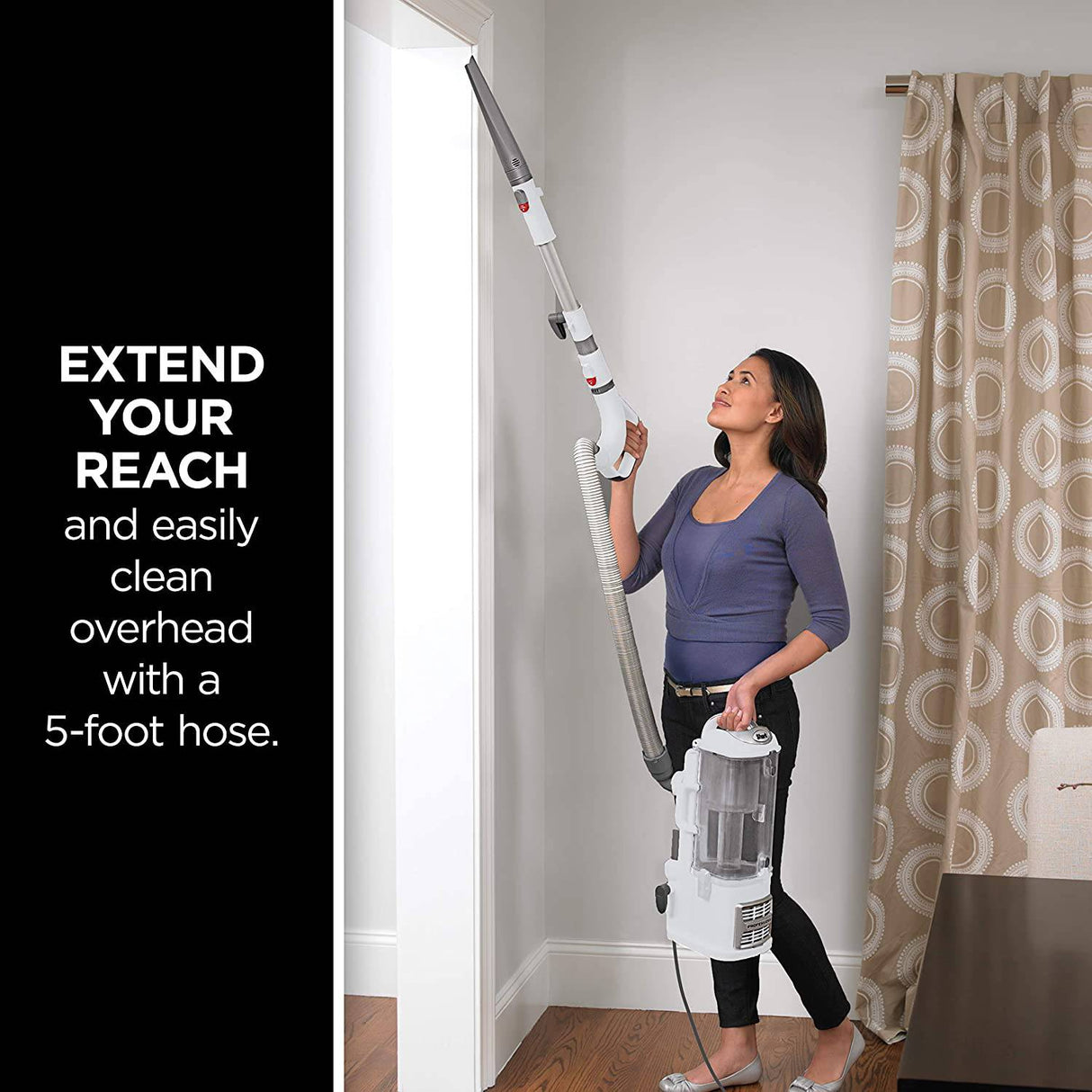 Shark NV356E S2 Navigator Lift-Away Aspiradora vertical profesional con cepillo eléctrico para mascotas y herramienta para hendiduras, blanco/plateado - DIGVICE MX