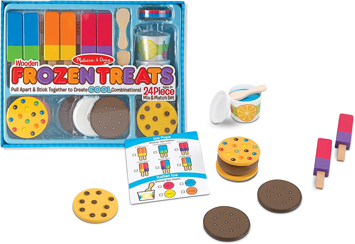 Melissa & Doug Juego de helados de madera Frozen Treats 9869