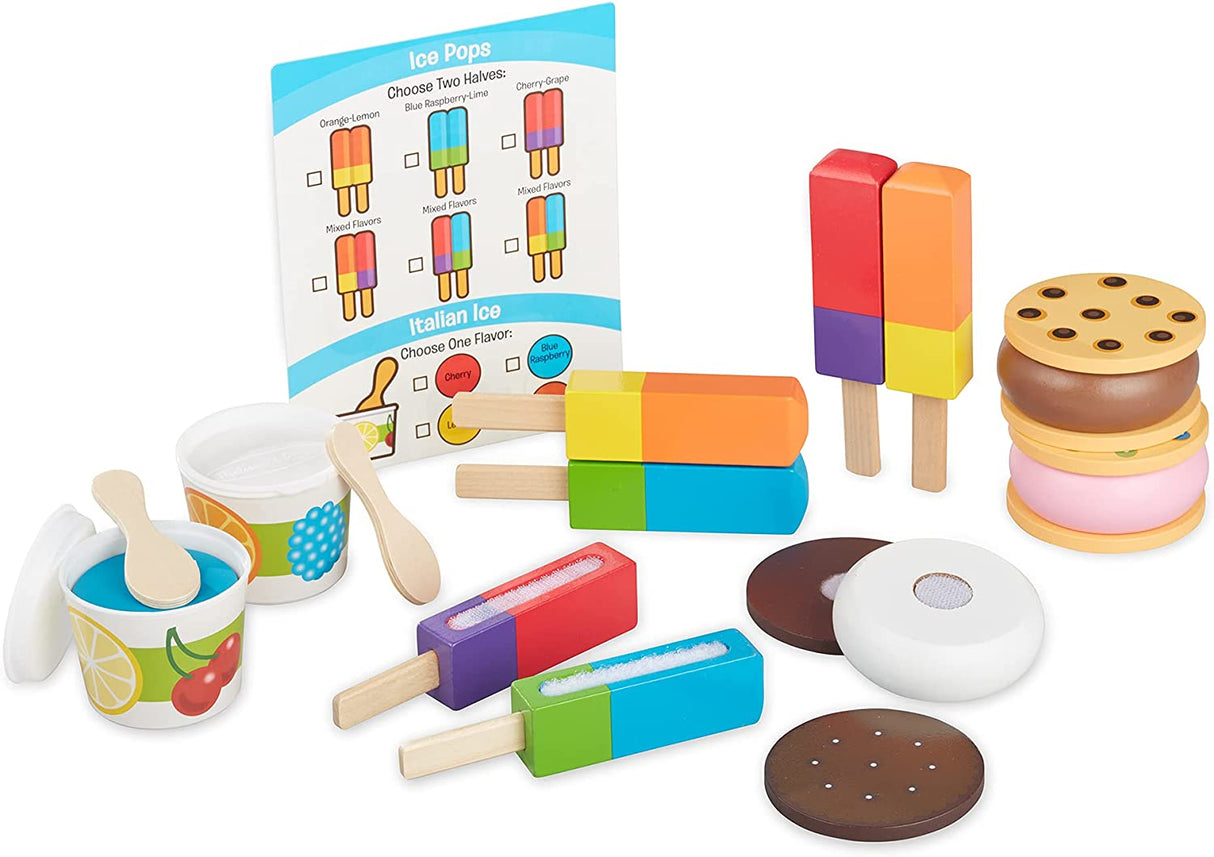 Melissa & Doug Juego de helados de madera Frozen Treats 9869
