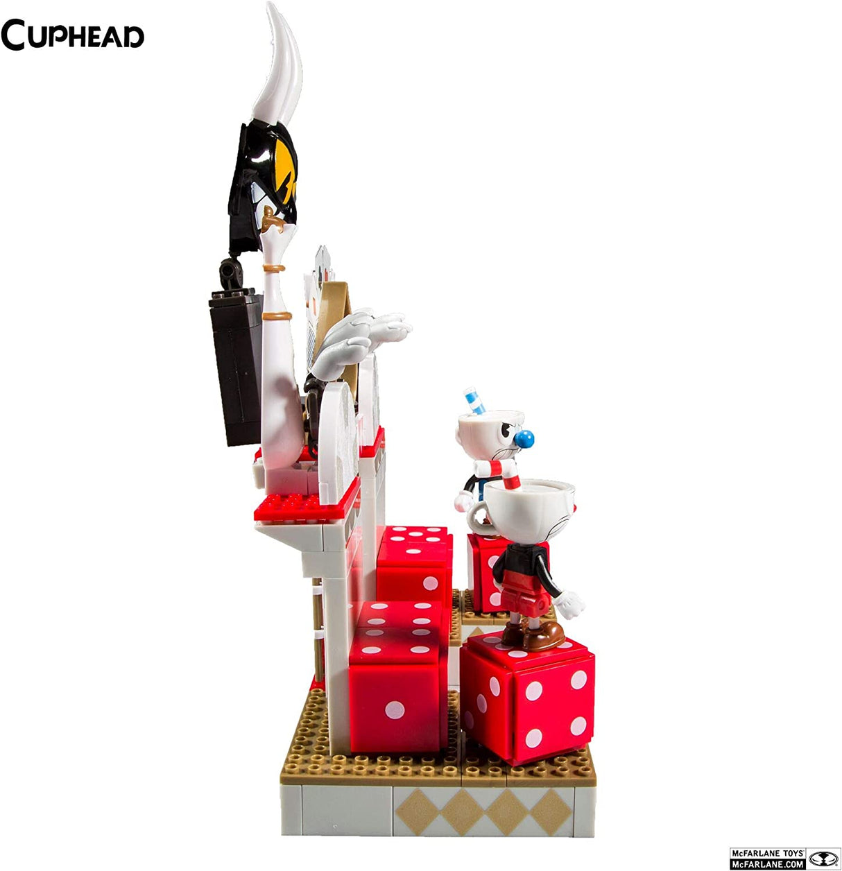 McFarlane Toys Cuphead Chaotic Casino Juego de construcción grande 25146