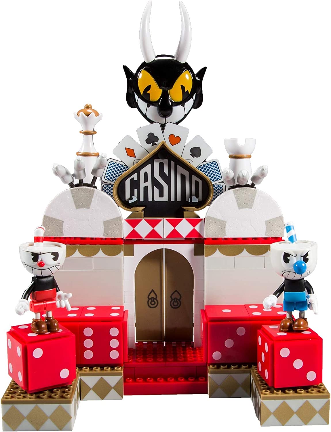 McFarlane Toys Cuphead Chaotic Casino Juego de construcción grande 25146