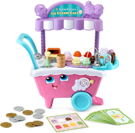 LeapFrog Scoop and Learn Carrito de helado Deluxe Rosa