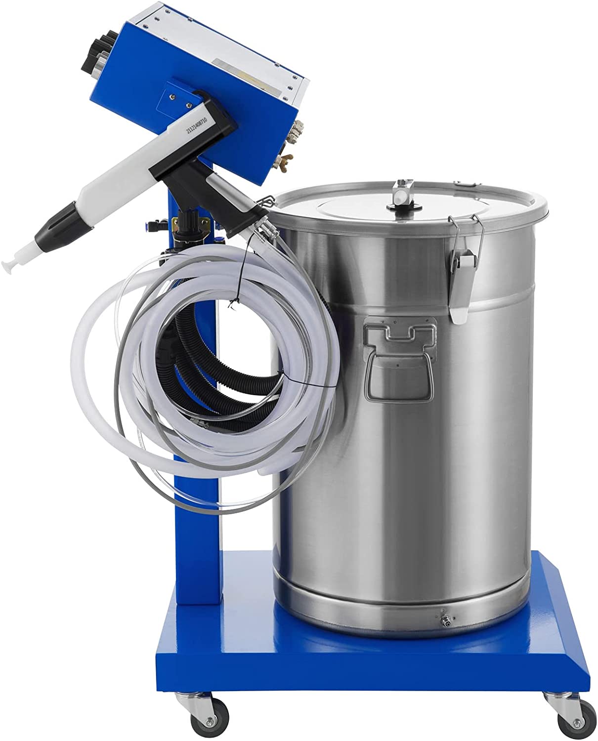 Máquina de recubrimiento en polvo electrostático Mophorn 50W 45L con pistola de pulverización