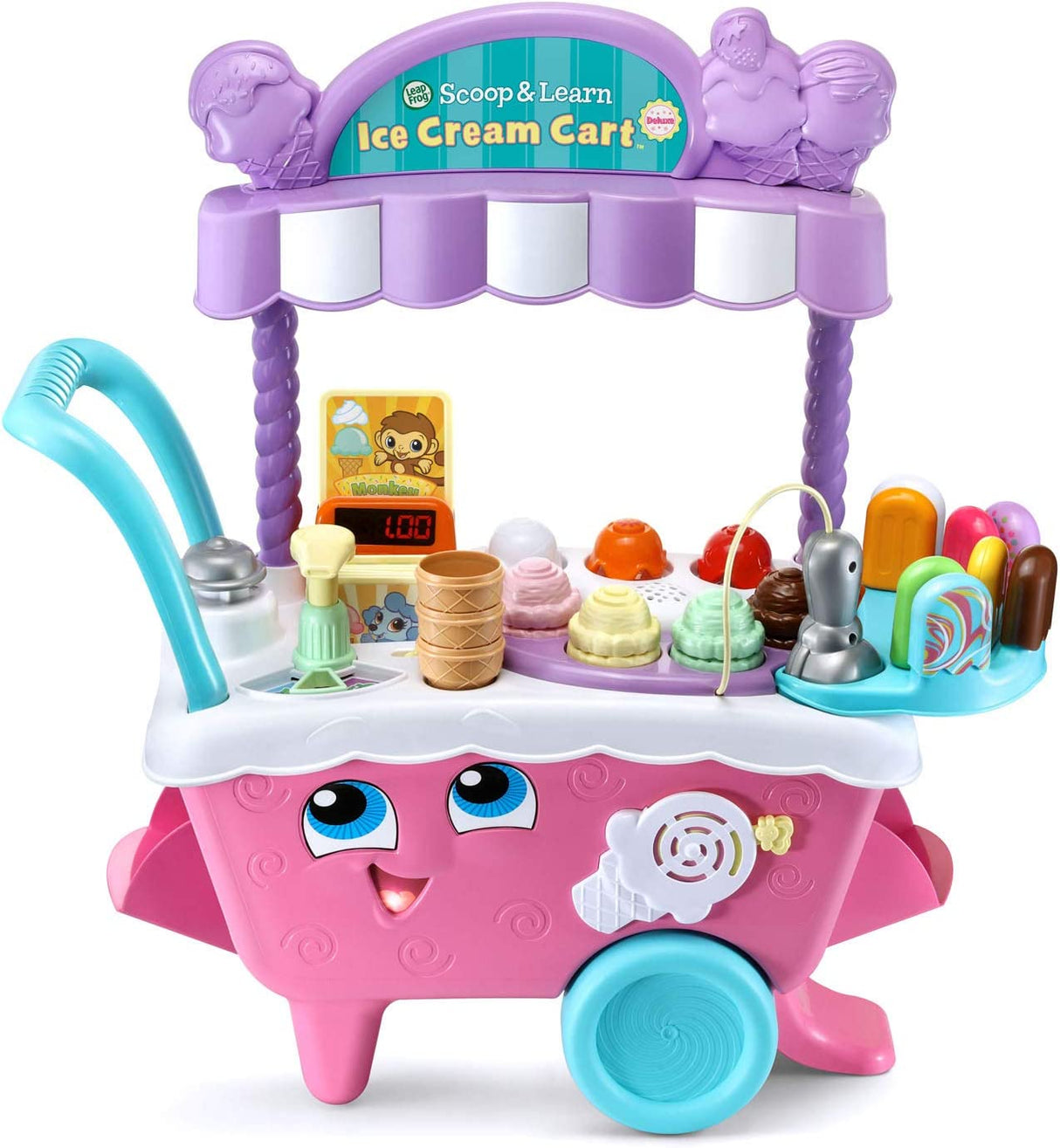 LeapFrog Scoop and Learn Carrito de helado Deluxe Rosa