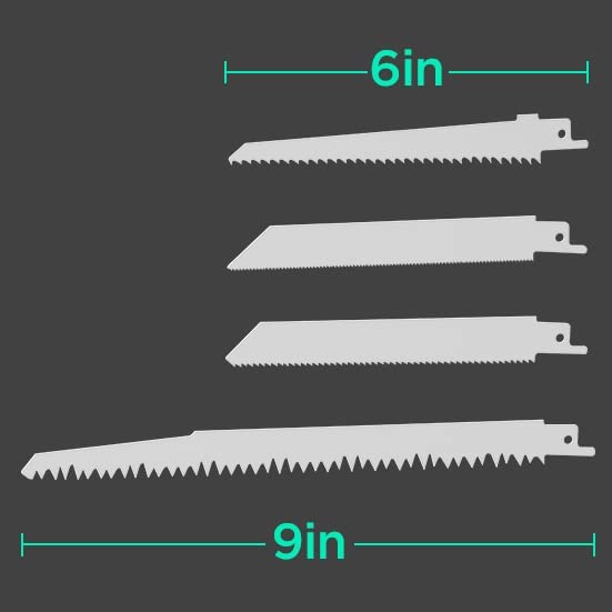 Litheli Sierra de sable inalámbrica, potente kit de sierra de mano con batería de 20 V 4,0 Ah y cargador rápido, 0-3000 SPM con cambio de cuchillas sin herramientas, ligera para corte de madera y metal. - DIGVICE MX
