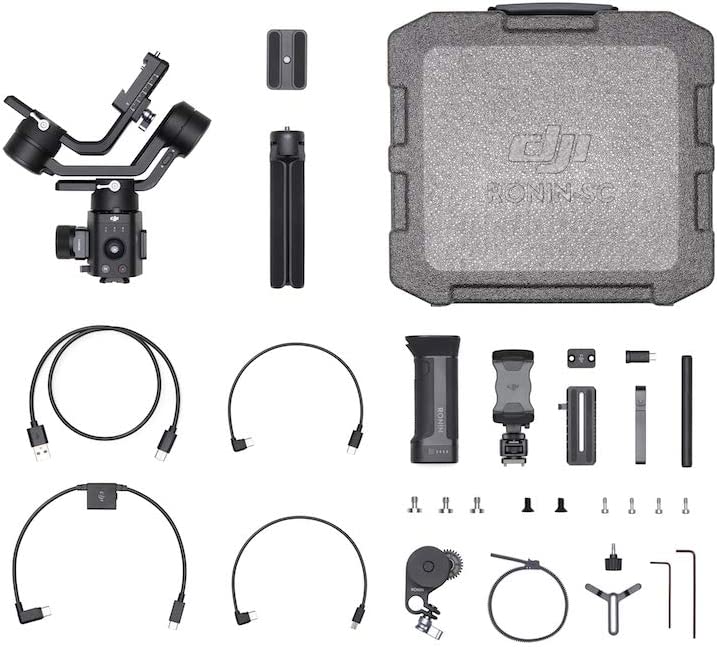 DJI Ronin-SC Pro Combo - Estabilizador de cámara cardán de 3 ejes de mano para cámaras sin espejo CP.RN.00000043.01