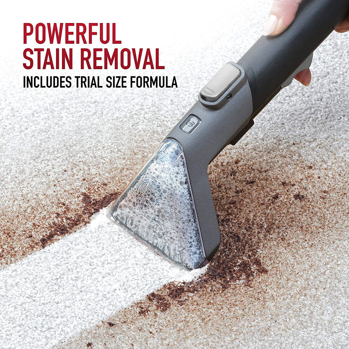 Hoover Spotless - Limpiador portátil para alfombras y tapicería, FH11300PC, rojo