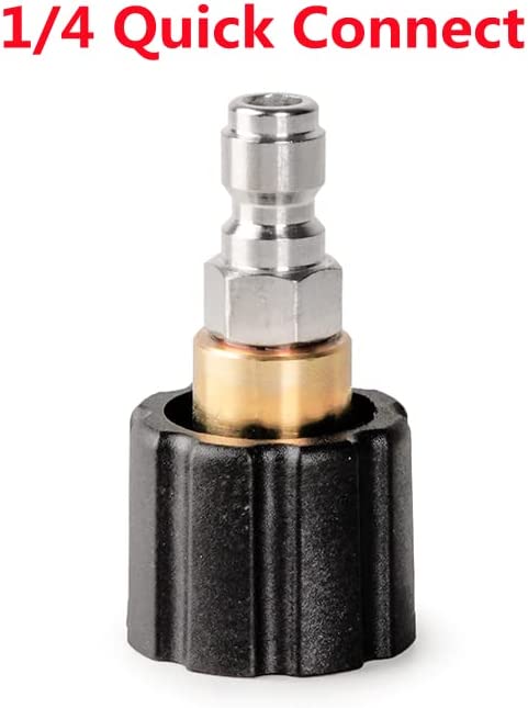 Cañón de espuma MJJC con conector rápido de 1/4 pulgadas, lanza de espuma de nieve ajustable, espuma gruesa, también apto para Karcher K1700 K1800 (Pro)