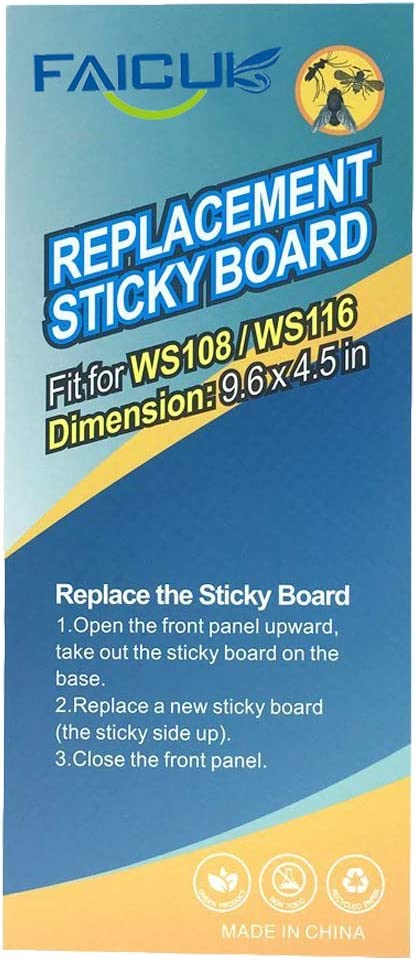 Placa adhesiva de repuesto Faicuk para aplique de pared WS108 Fly Light 10 Pack