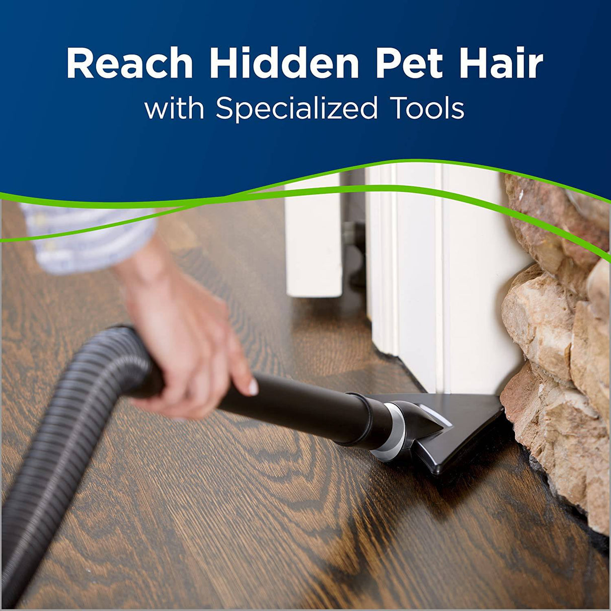 BISSELL 2254 CleanView Swivel Rewind Aspiradora vertical sin bolsa para mascotas, rebobinado automático de cable