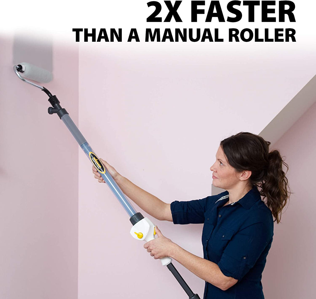 Wagner 0530004 rodillo de pintura de flujo inteligente 22 oz. Capacidad del mango