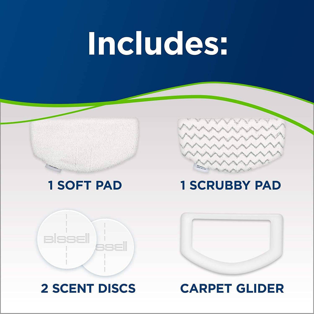 Trapeador a vapor Bissell, 19404, mascota morada Powerfresh