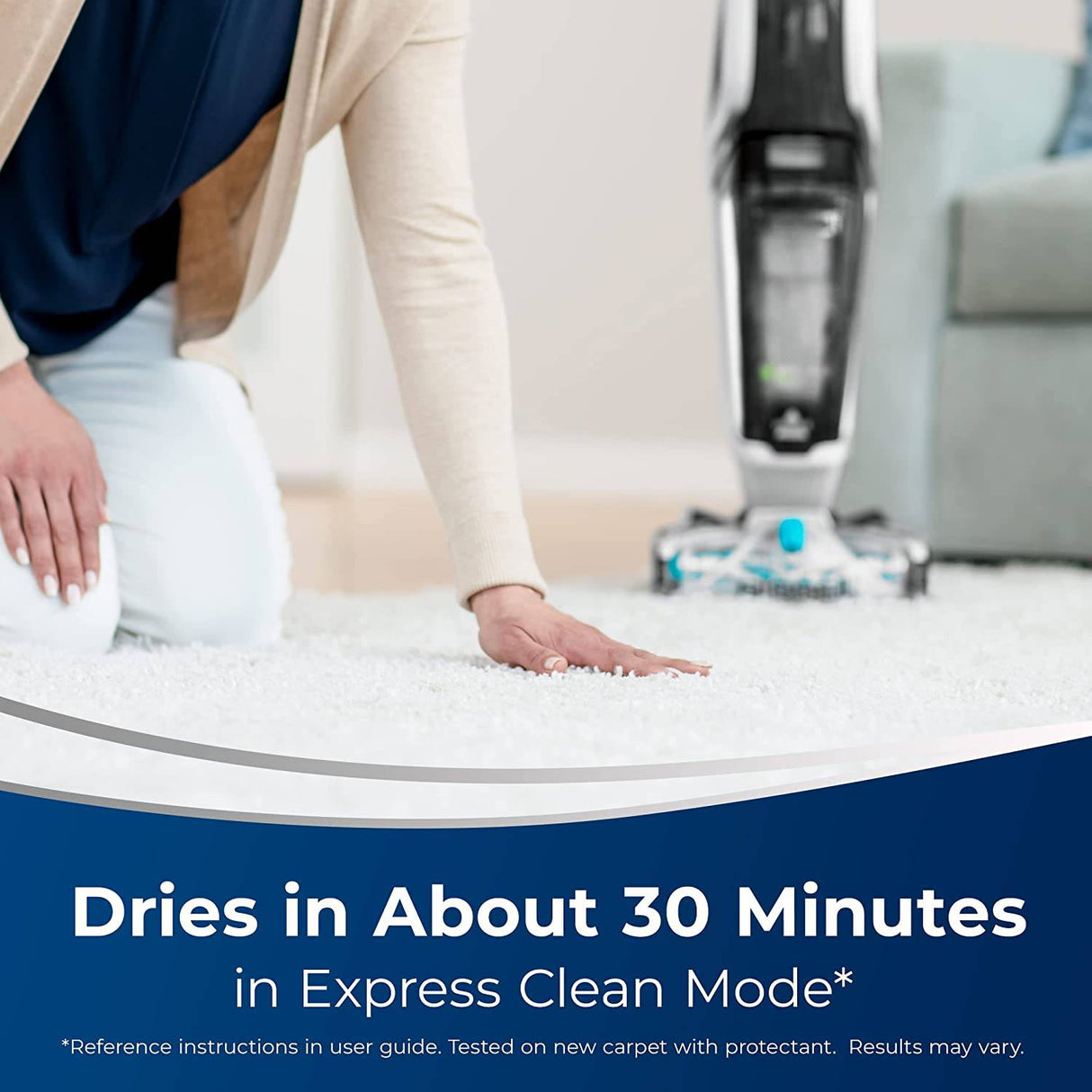 Limpiador de alfombras vertical para mascotas JetScrub de BISSELL, 25299