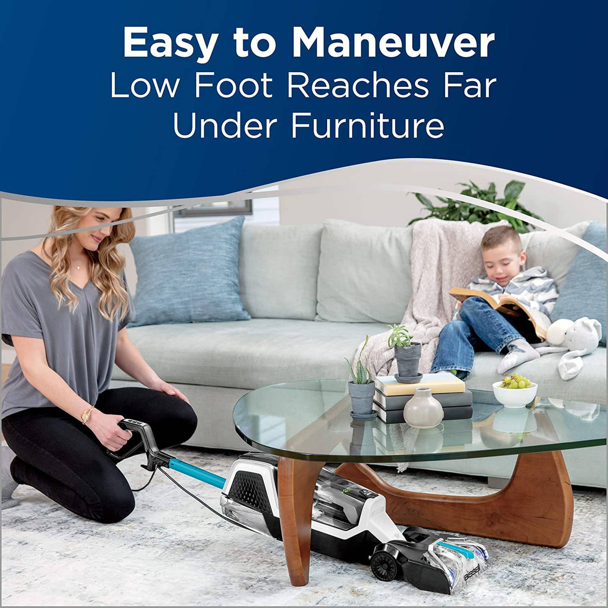 Limpiador de alfombras vertical para mascotas JetScrub de BISSELL, 25299