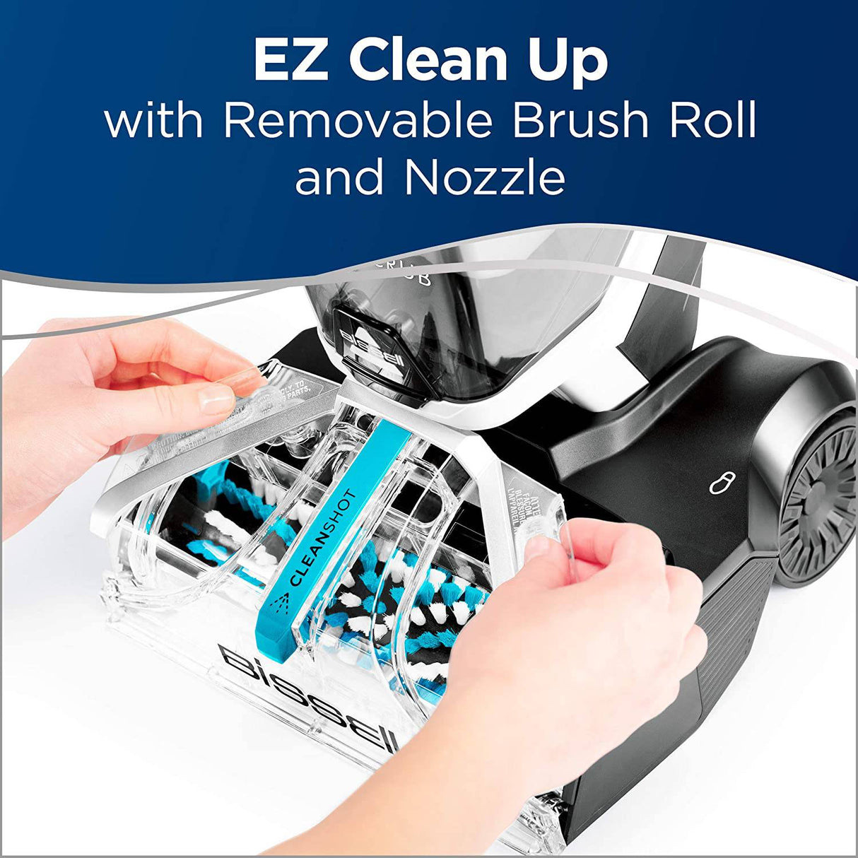 Limpiador de alfombras vertical para mascotas JetScrub de BISSELL, 25299