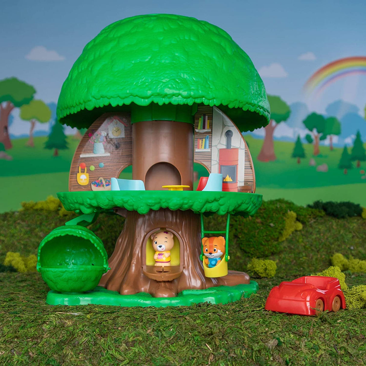 Fat Brain Toys Timber Tots Tree House V700200 Juguetes clásicos y retro