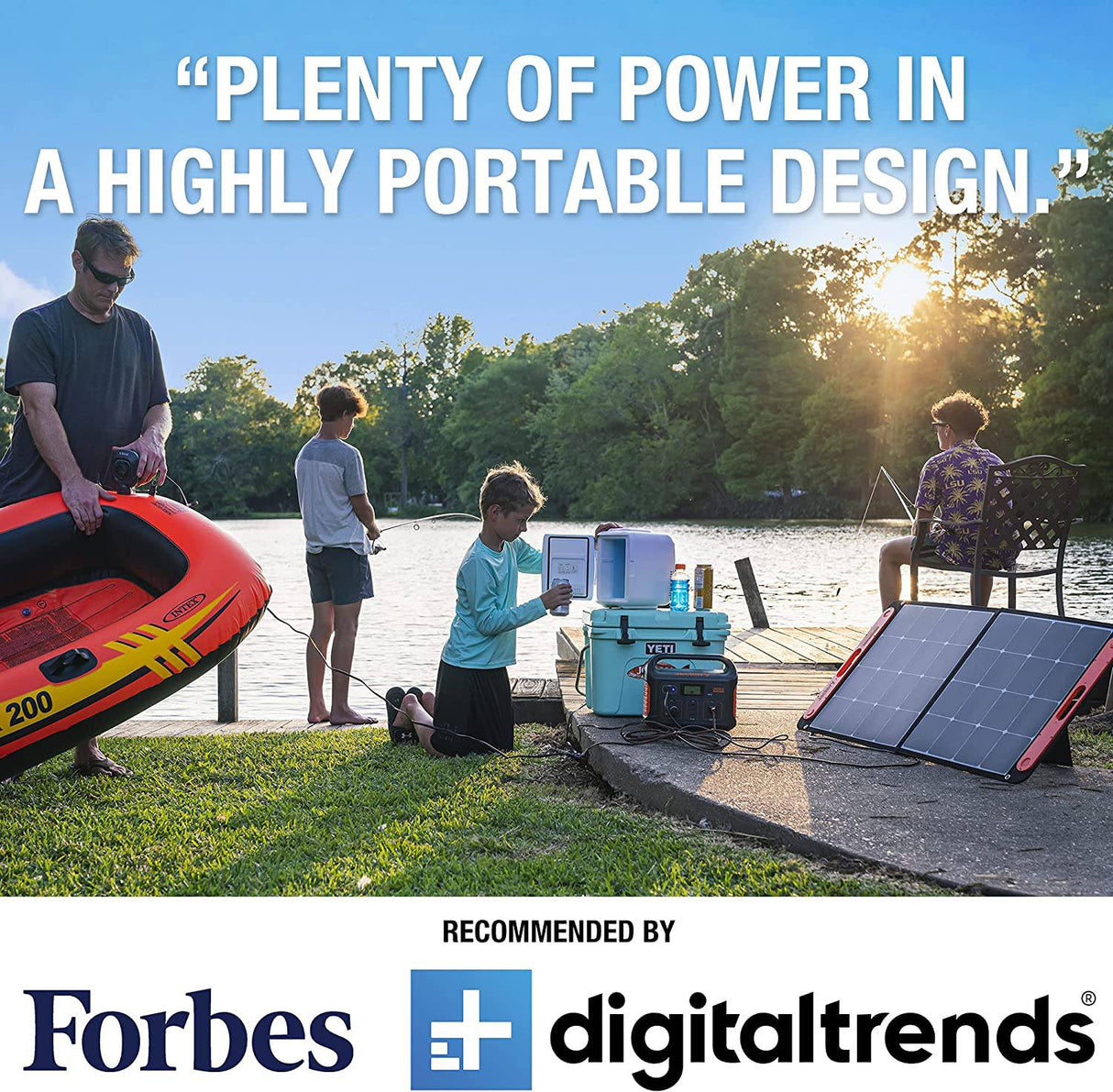 Jackery Portable Power Station Explorer 500, 518Wh Generador solar para exteriores Paquete de batería de litio móvil con salida de CA de 110 V/500 W (panel solar opcional) para viaje por carretera Camping, Aventura al aire libre - DIGVICE MX