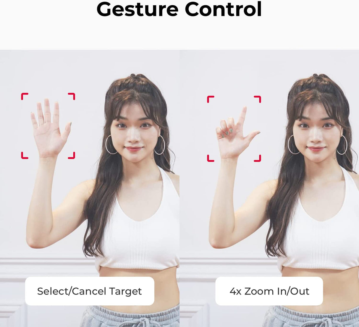 Cámara web OBSBOT Tiny PTZ 4K, encuadre y enfoque automático alimentados por IA, cámara de videoconferencia 4K con micrófonos omnidireccionales duales, seguimiento automático con cardán de 2 ejes, HDR, 60 FPS, corrección de poca luz, transmisión
