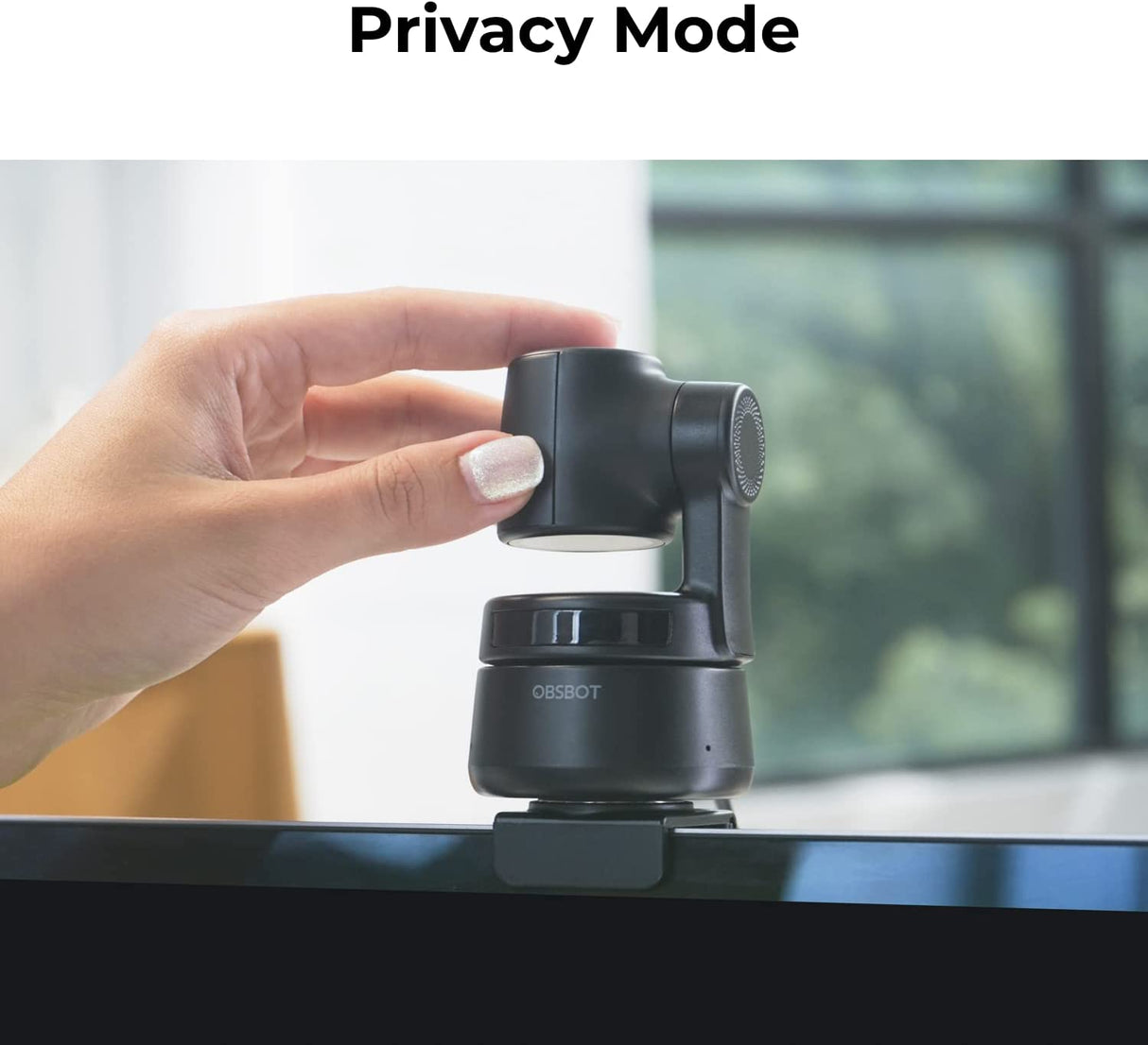 Cámara web OBSBOT Tiny PTZ 4K, encuadre y enfoque automático alimentados por IA, cámara de videoconferencia 4K con micrófonos omnidireccionales duales, seguimiento automático con cardán de 2 ejes, HDR, 60 FPS, corrección de poca luz, transmisión