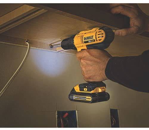 Dewalt DCD771C2 20V MAX Kit de taladro inalámbrico de iones de litio de 1/2 pulgada con juego de destornillador IMPACT READY FlexTorq, 40 piezas - DIGVICE MX