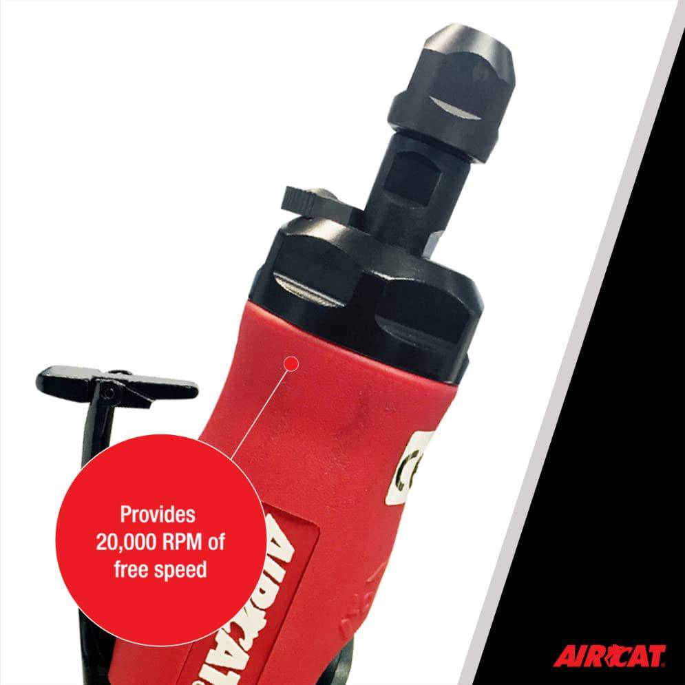 AIRCAT 6285: Esmeriladora recta de .75 HP con bloqueo de husillo 20,000 RPM - DIGVICE MX